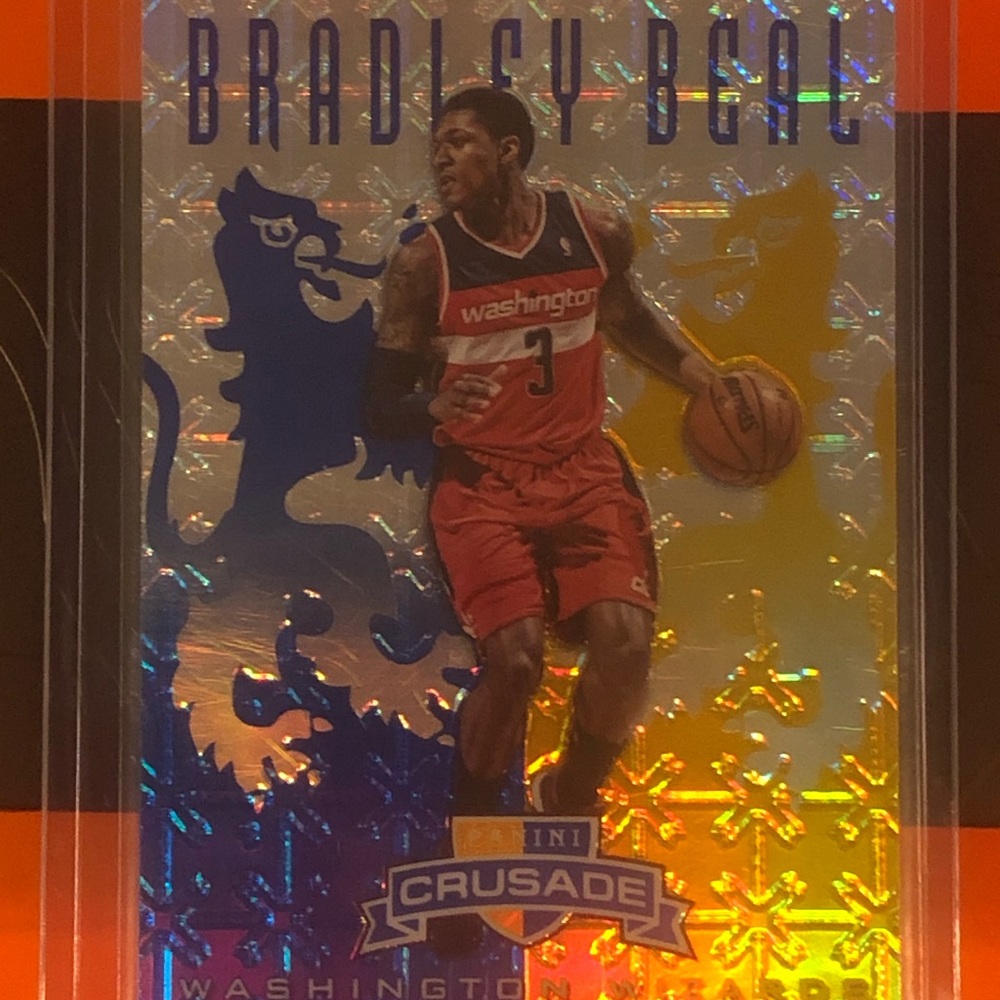Bradley Beal panini crusade gold rookie